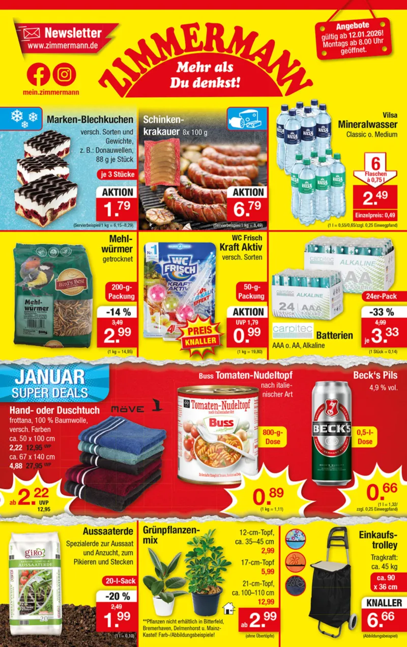 Zimmermann Prospekt vom 12.01.2026, Seite 1