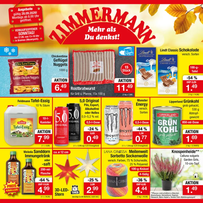 Zimmermann Prospekt vom 28.09.2026, Seite 1