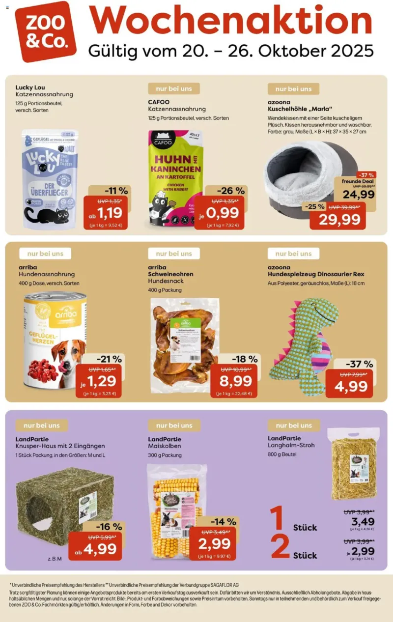 ZOO & Co. Prospekt vom 20.10.2025, Seite 1 ZOO & Co. Prospekt vom 20.10.2025, Seite 1