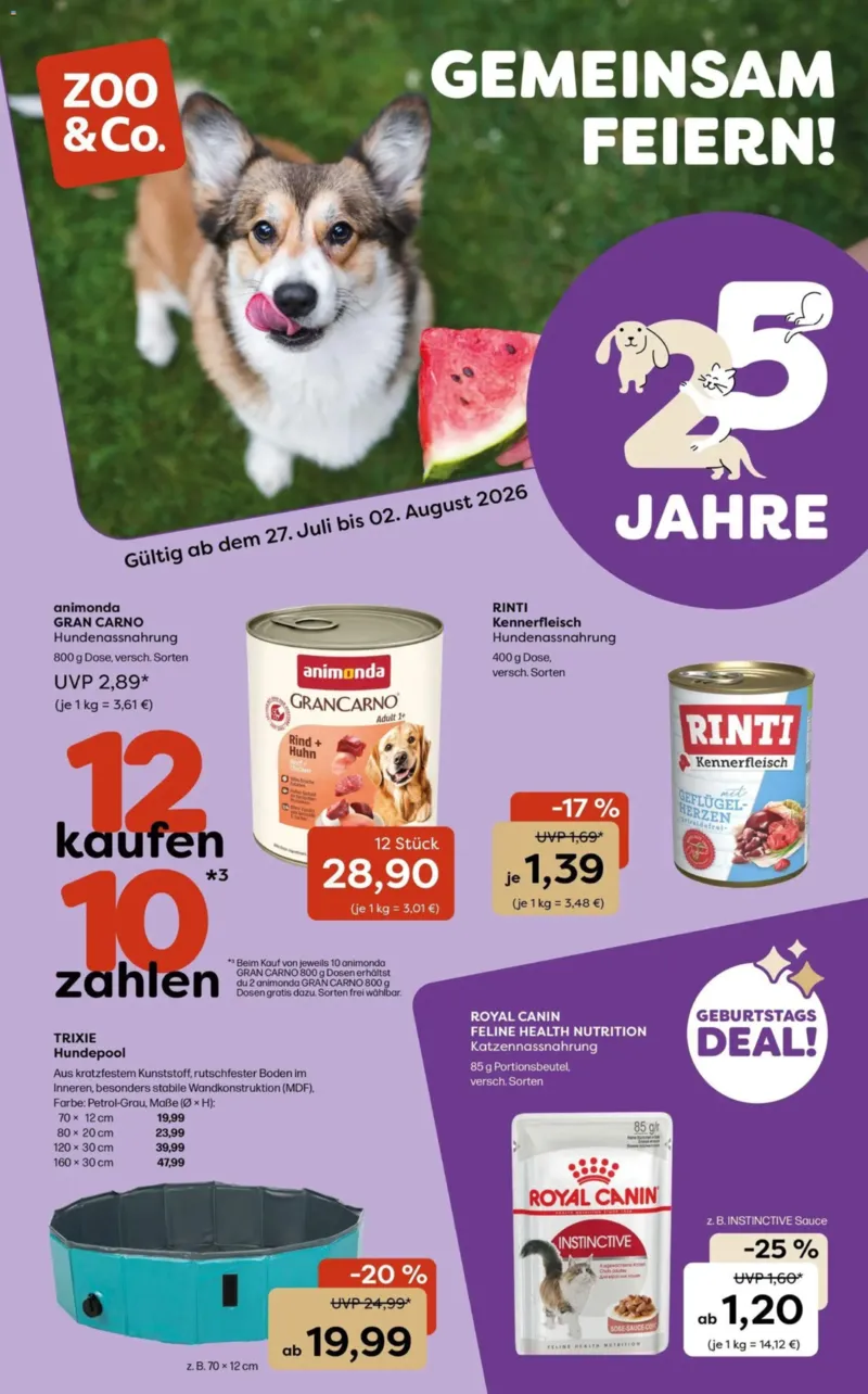 ZOO & Co. Prospekt vom 27.07.2026, Seite 1