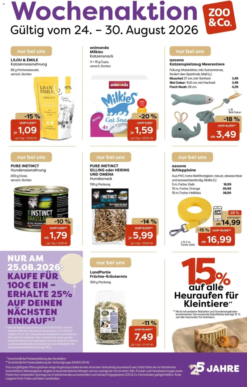 ZOO & Co. Prospekt vom 24.08.2026, Seite 1