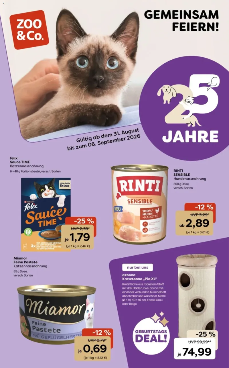 ZOO & Co. Prospekt vom 31.08.2026, Seite 1