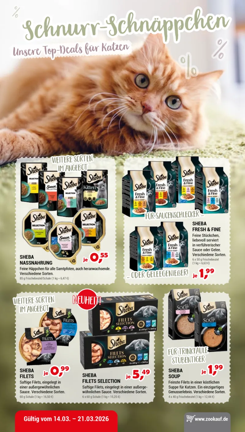 Zookauf Prospekt vom 14.03.2026, Seite 1