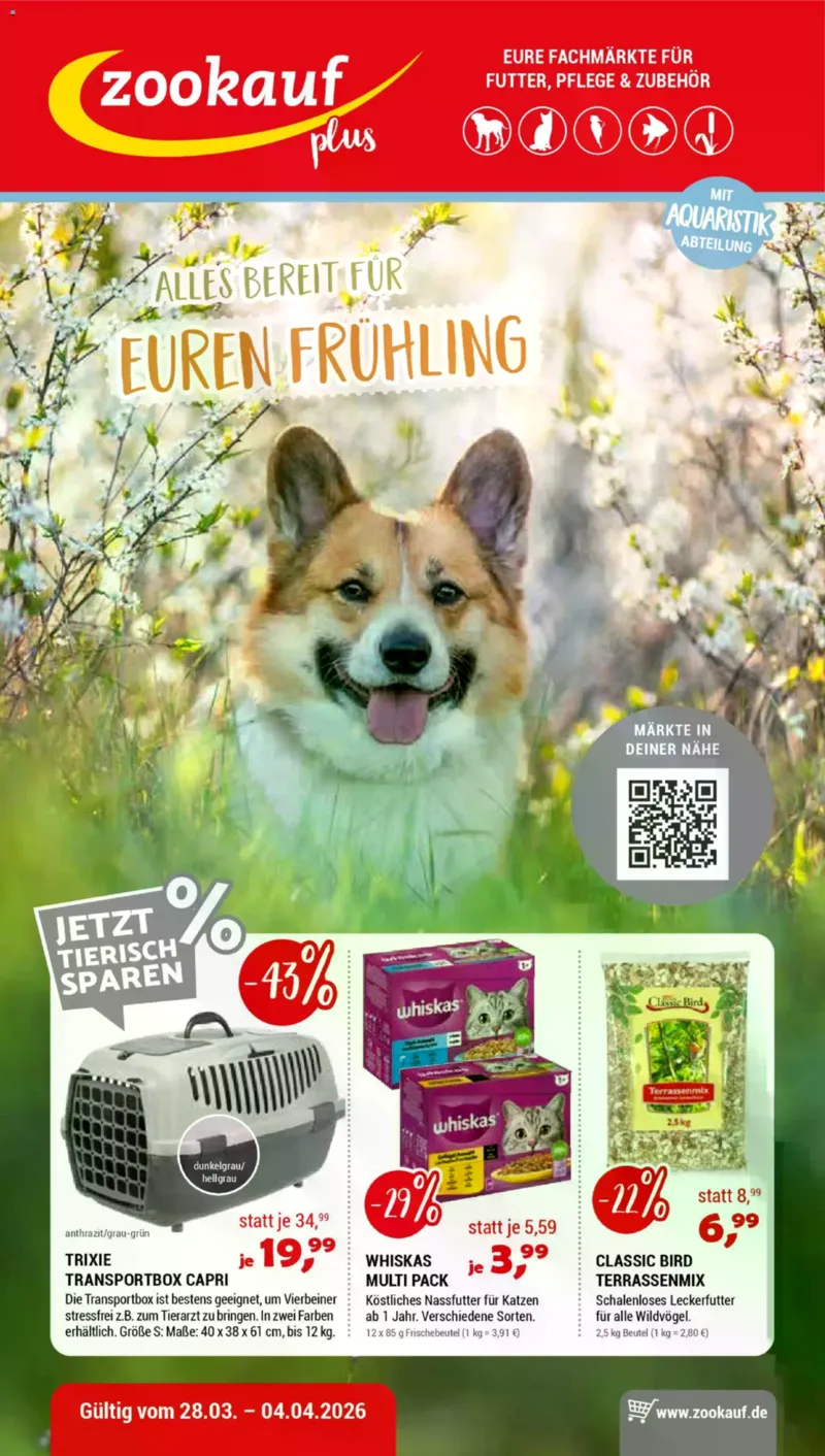 Zookauf Prospekt vom 28.03.2026, Seite 1