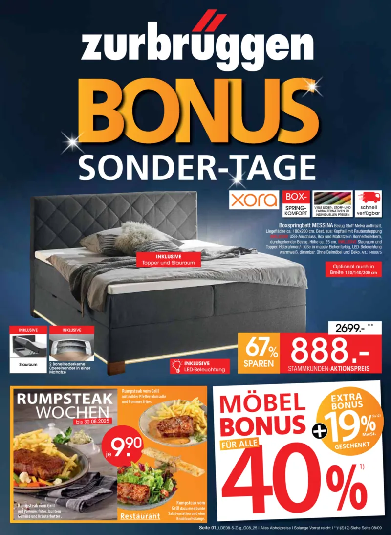 Zurbrüggen Prospekt vom 05.08.2025, Seite 1