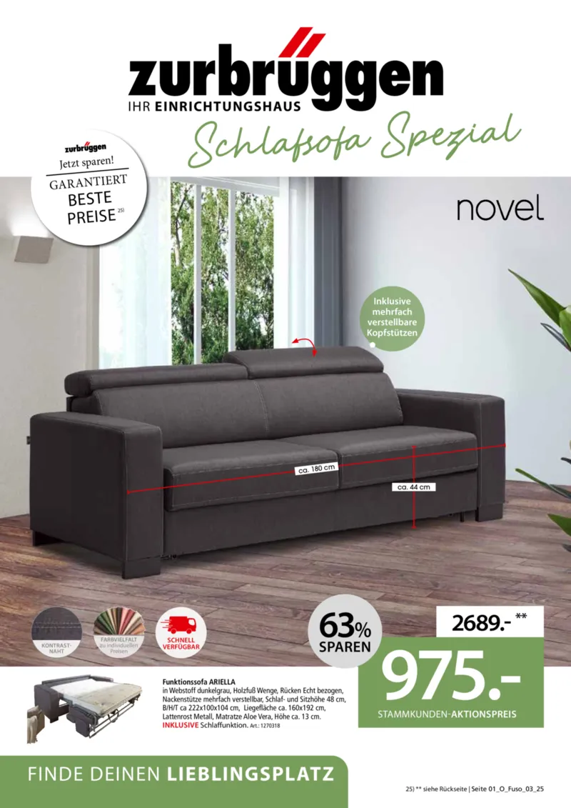 Zurbrüggen Prospekt vom 16.09.2025, Seite 1