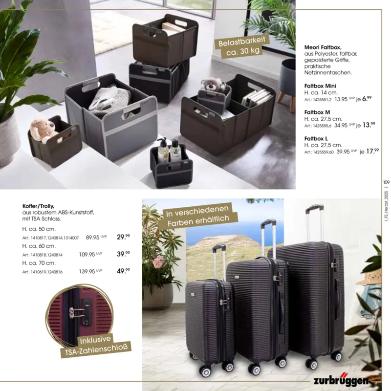 Zurbrüggen Prospekt vom 21.10.2025, Seite 109