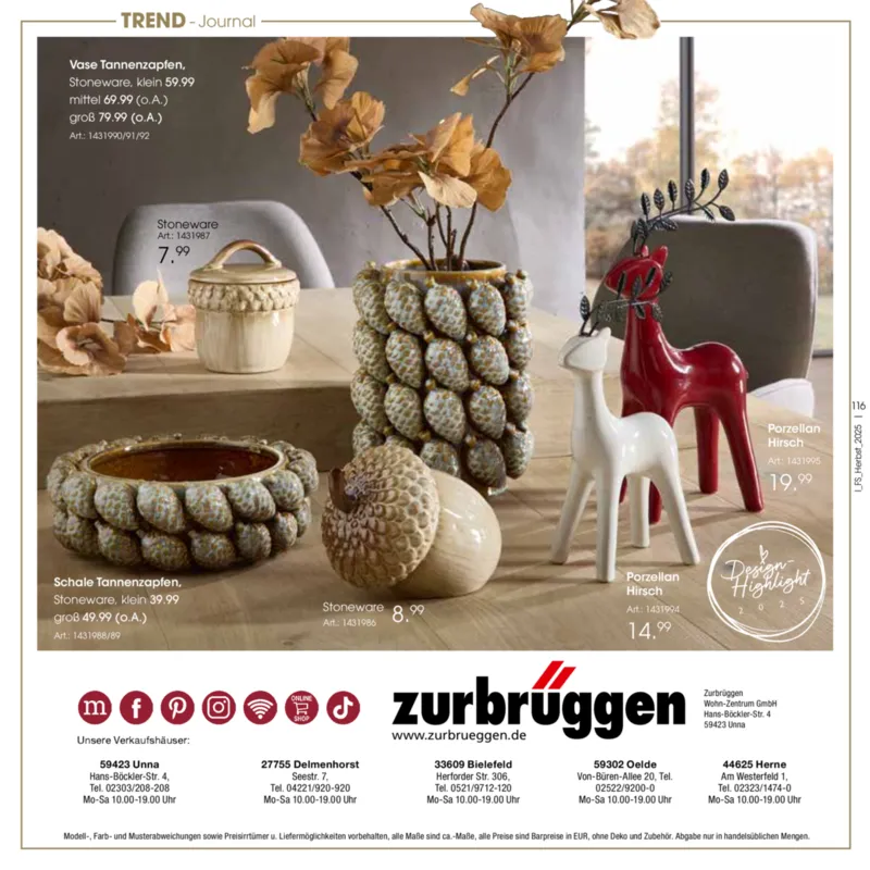Zurbrüggen Prospekt vom 21.10.2025, Seite 116