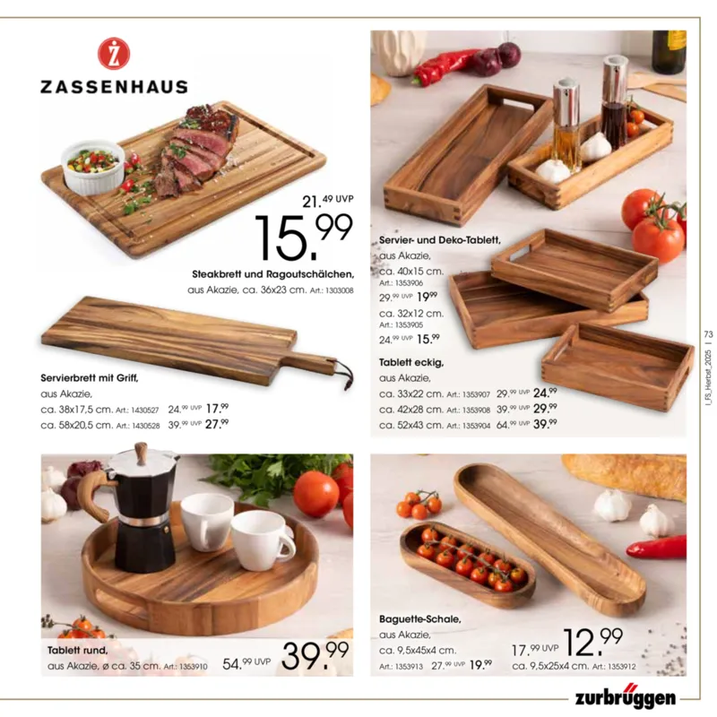 Zurbrüggen Prospekt vom 21.10.2025, Seite 73