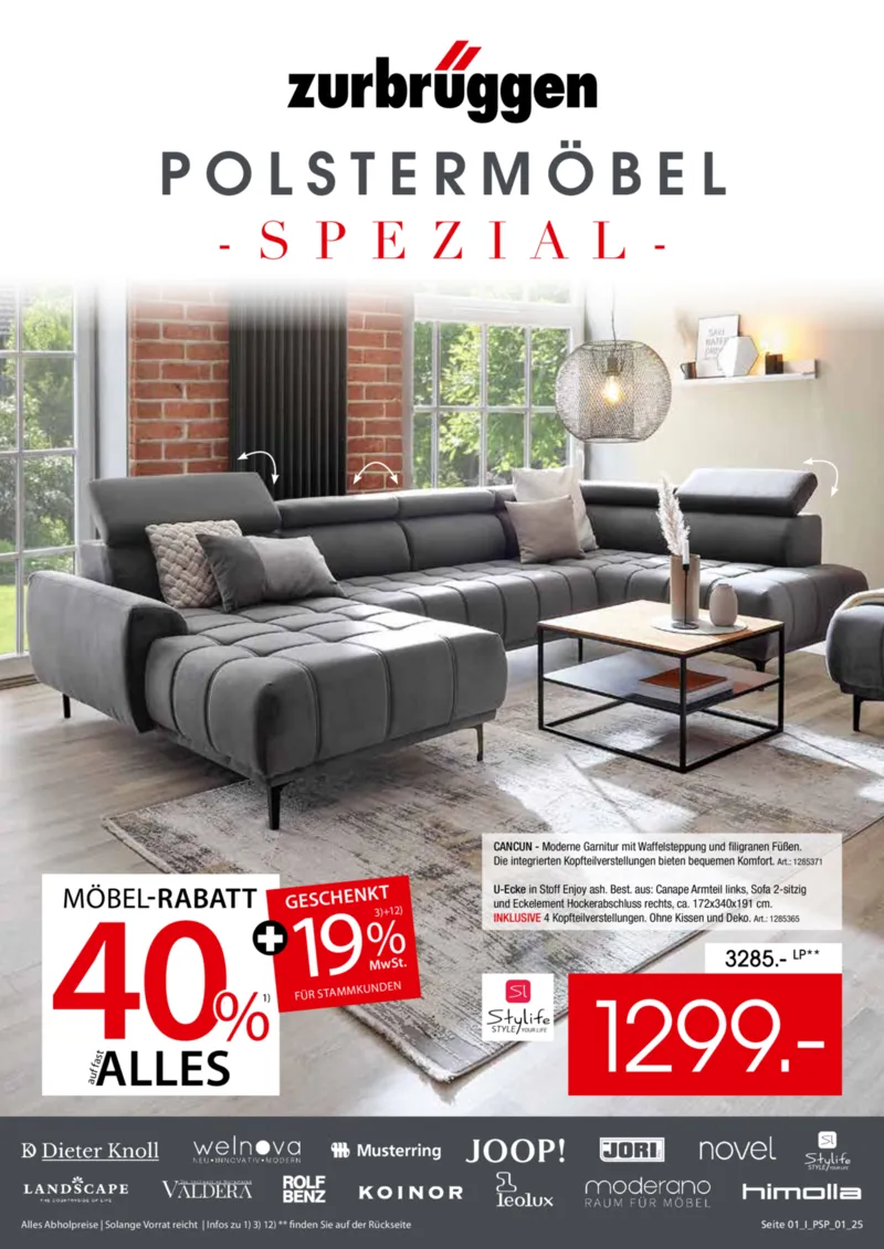 Zurbrüggen Prospekt vom 28.10.2025, Seite 1