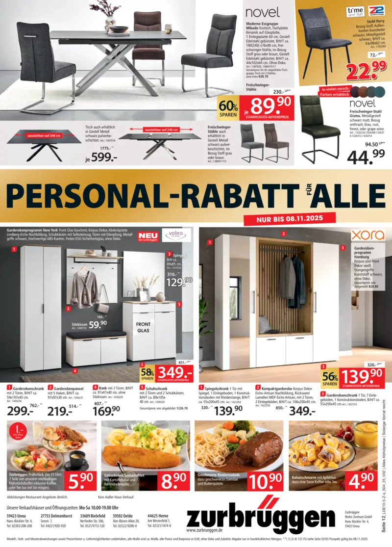 Zurbrüggen Prospekt vom 04.11.2025, Seite 12