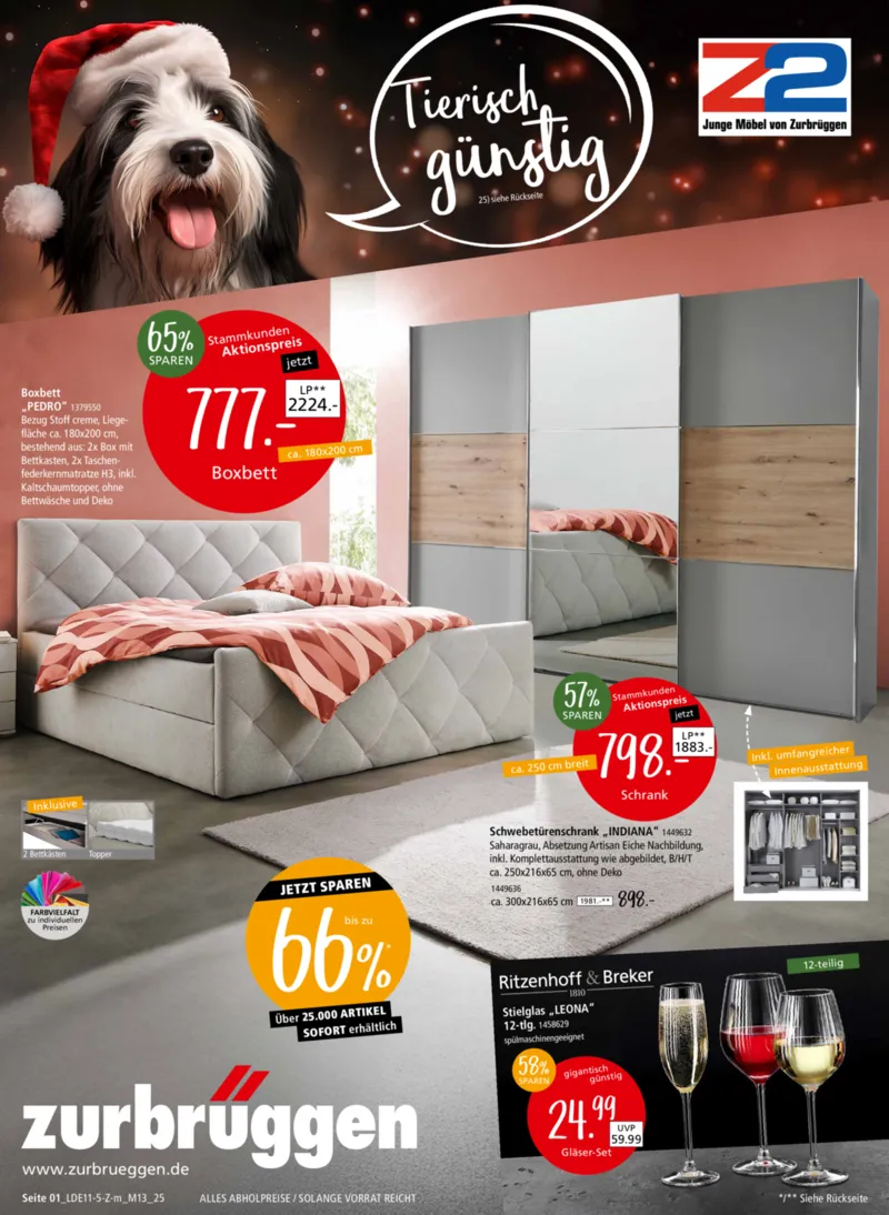 Zurbrüggen Prospekt vom 11.11.2025, Seite 1