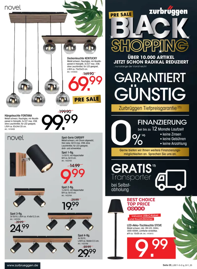 Zurbrüggen Prospekt vom 11.11.2025, Seite 5