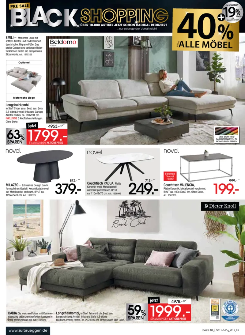 Zurbrüggen Prospekt vom 11.11.2025, Seite 9