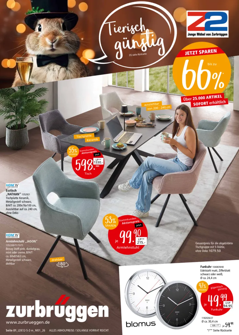 Zurbrüggen Prospekt vom 16.12.2025, Seite 1