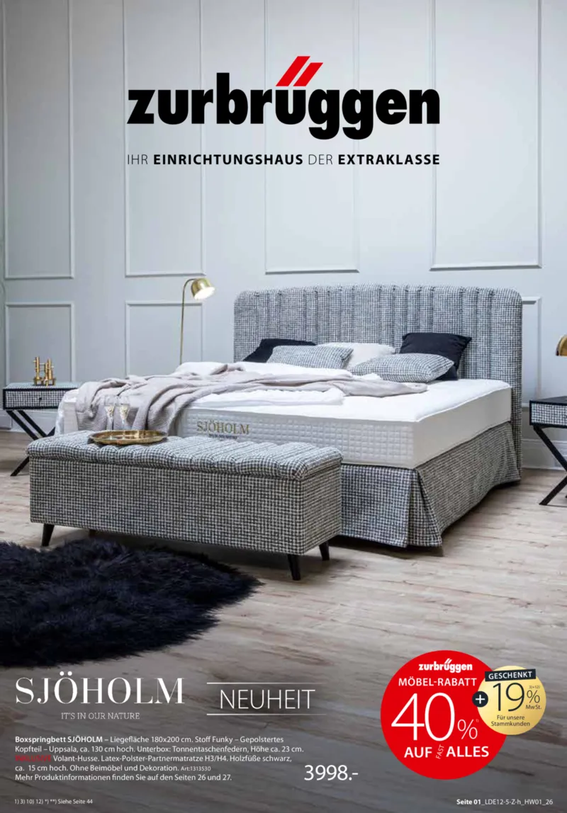 Zurbrüggen Prospekt vom 19.01.2026, Seite 1