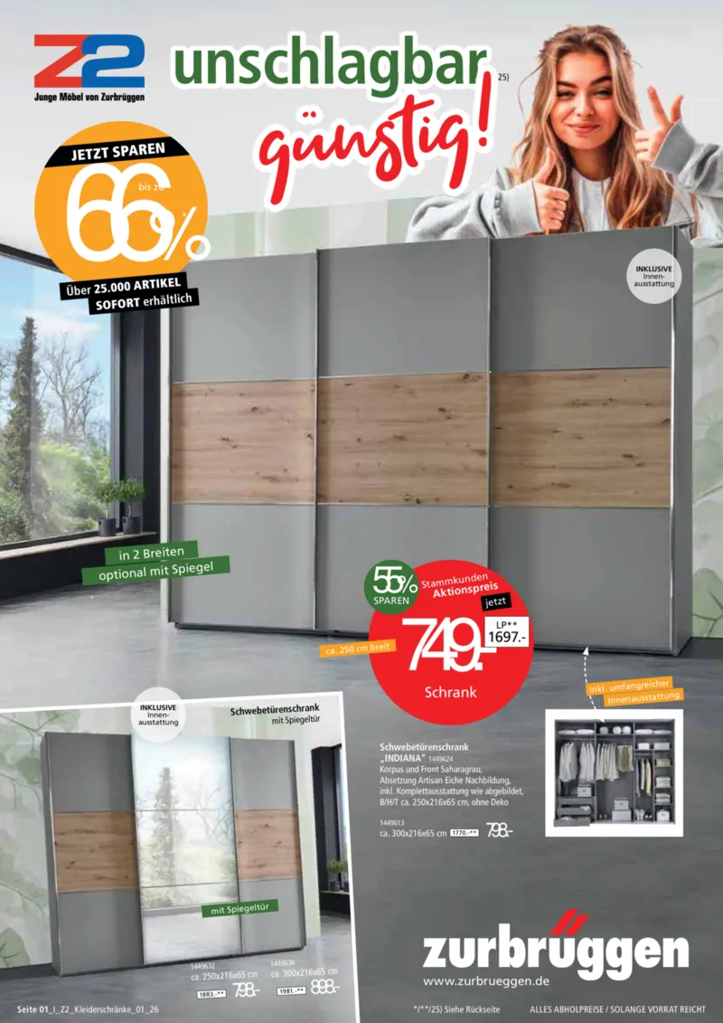 Zurbrüggen Prospekt vom 27.01.2026, Seite 1