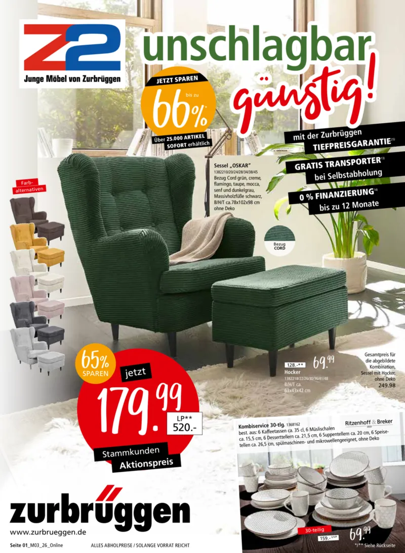 Zurbrüggen Prospekt vom 10.02.2026, Seite 1