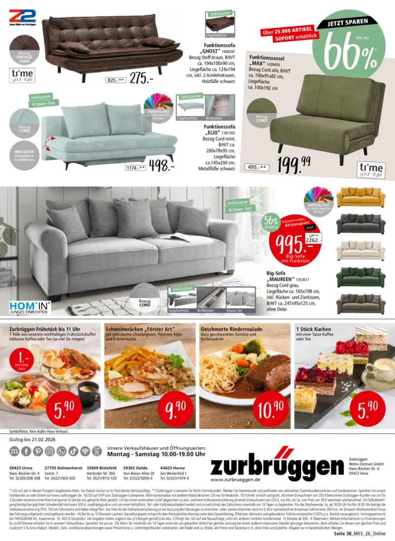 Zurbrüggen Prospekt vom 10.02.2026, Seite 38