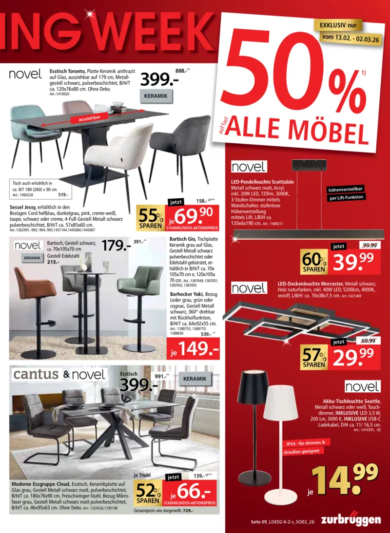 Zurbrüggen Prospekt vom 17.02.2026, Seite 9