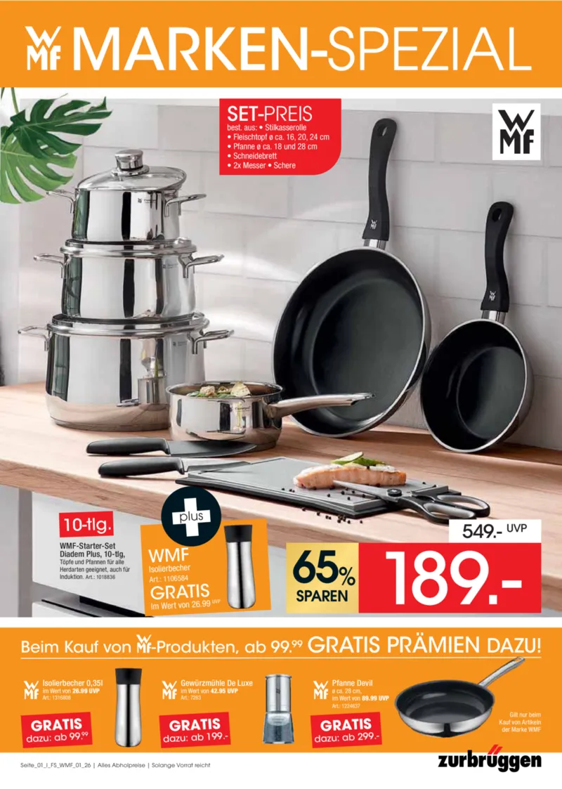 Zurbrüggen Prospekt vom 17.03.2026, Seite 1