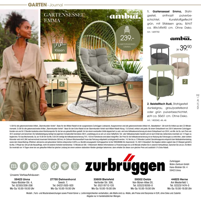 Zurbrüggen Prospekt vom 24.03.2026, Seite 112