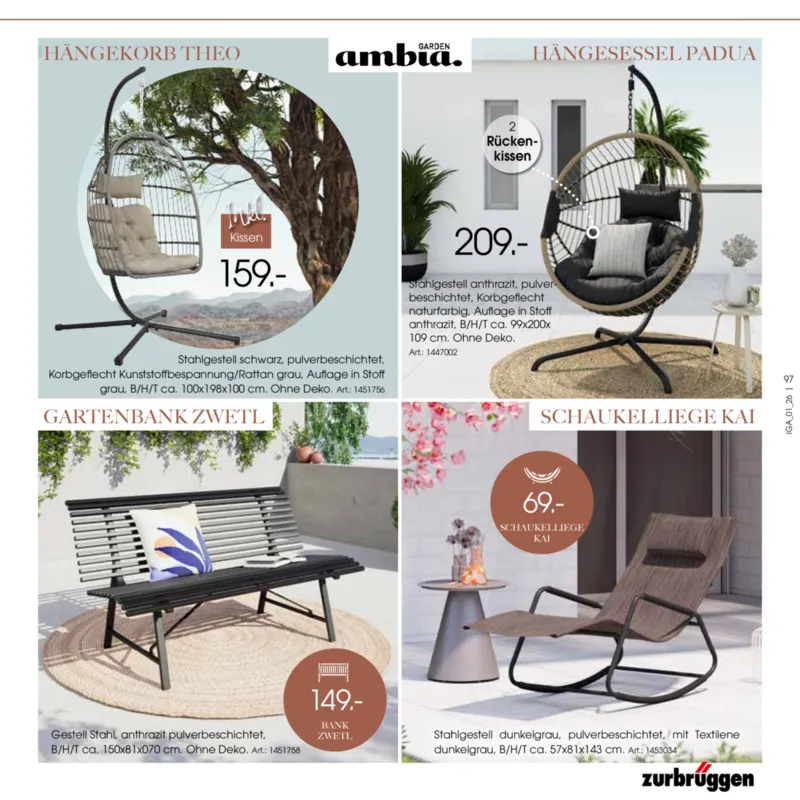 Zurbrüggen Prospekt vom 24.03.2026, Seite 97