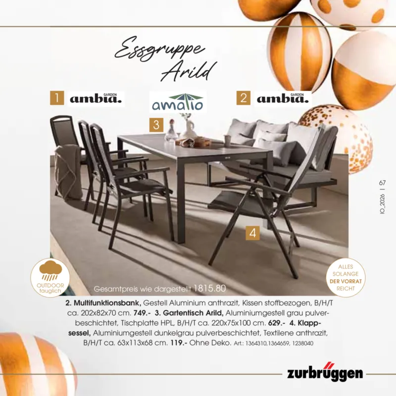 Zurbrüggen Prospekt vom 24.03.2026, Seite 67