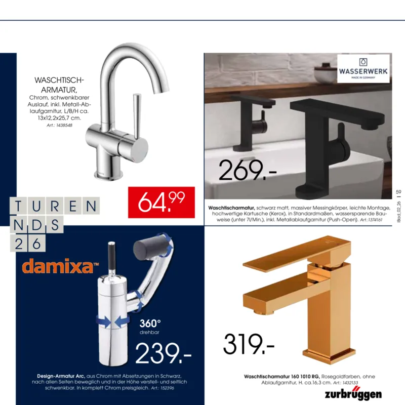 Zurbrüggen Prospekt vom 24.03.2026, Seite 59