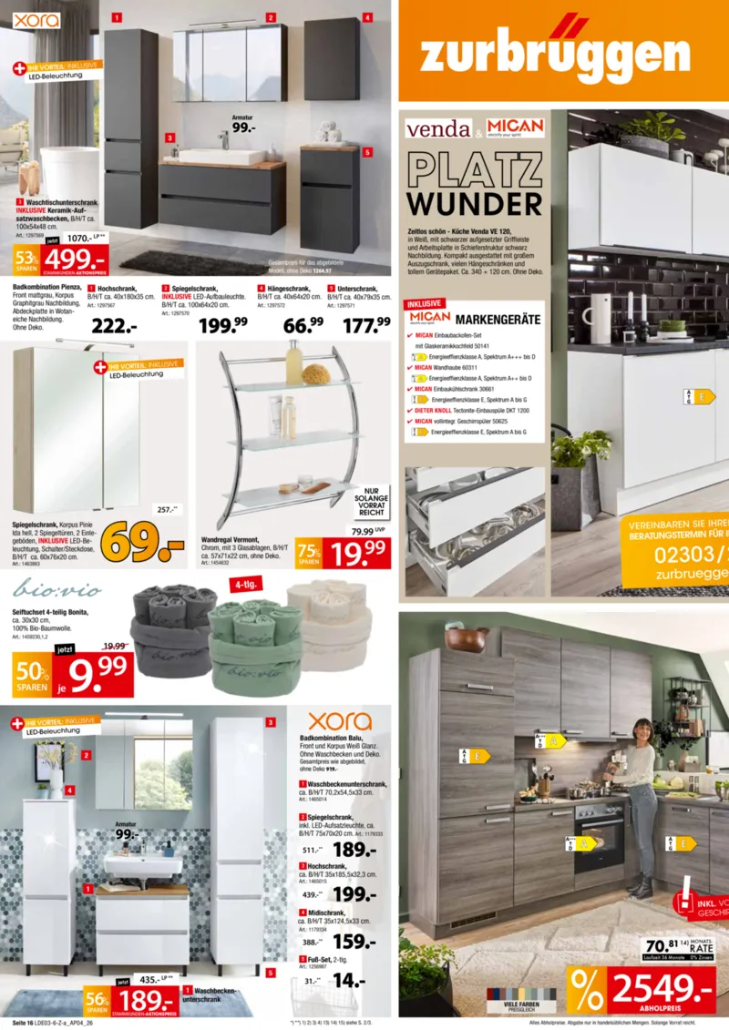 Zurbrüggen Prospekt vom 31.03.2026, Seite 16