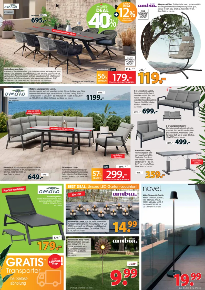 Zurbrüggen Prospekt vom 31.03.2026, Seite 19