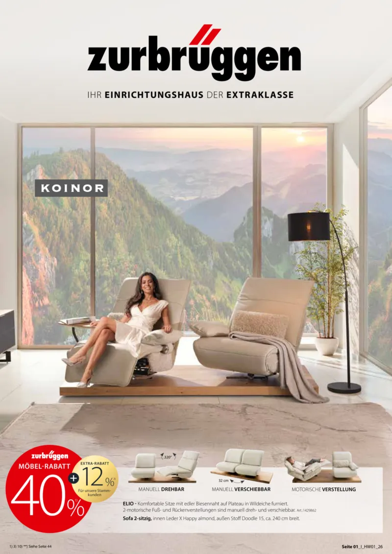 Zurbrüggen Prospekt vom 31.03.2026, Seite 1