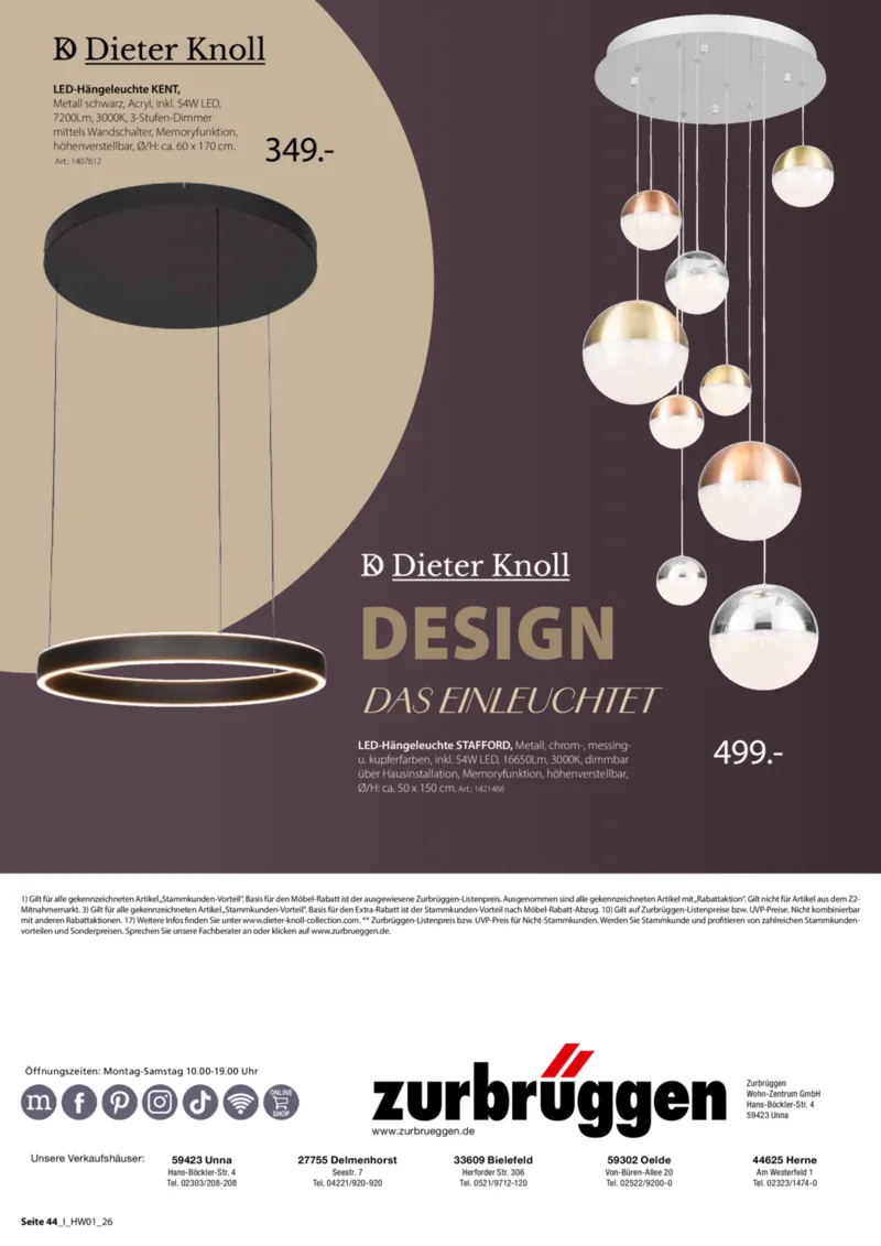 Zurbrüggen Prospekt vom 31.03.2026, Seite 44