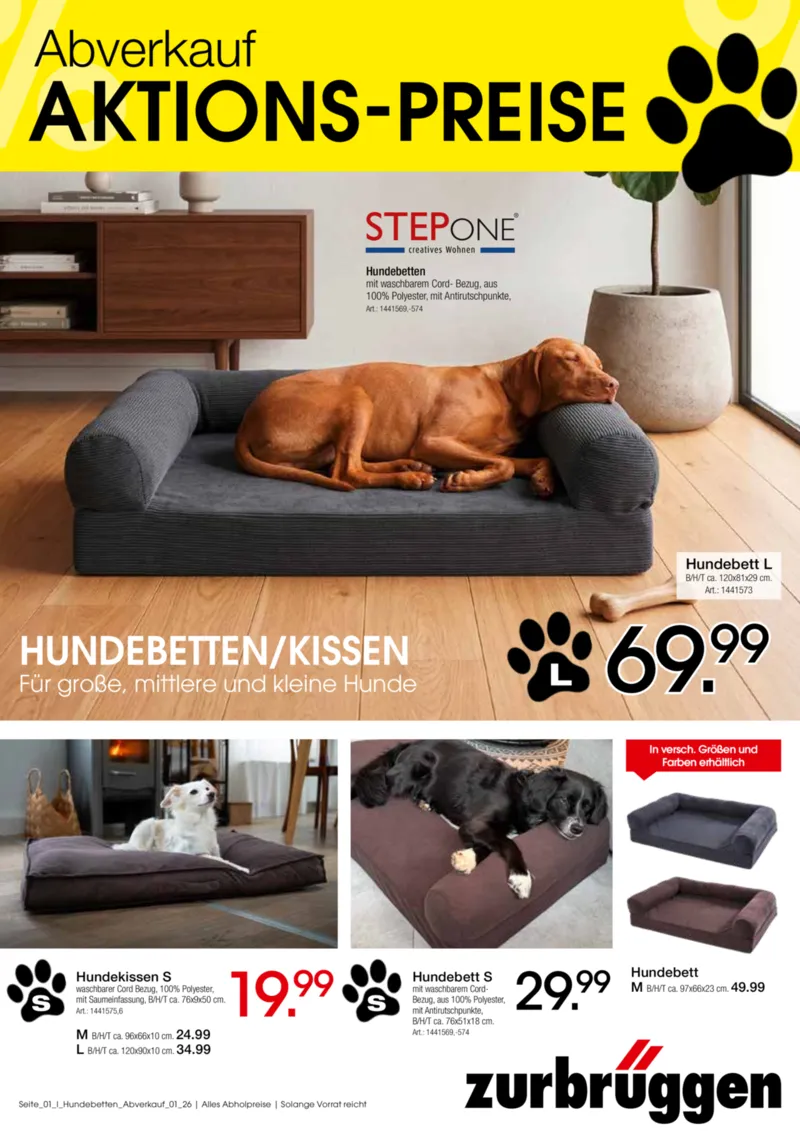 Zurbrüggen Prospekt vom 14.04.2026, Seite 1