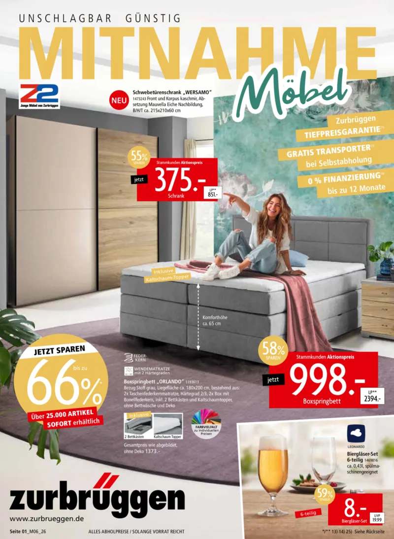 Zurbrüggen Prospekt vom 05.05.2026, Seite 1