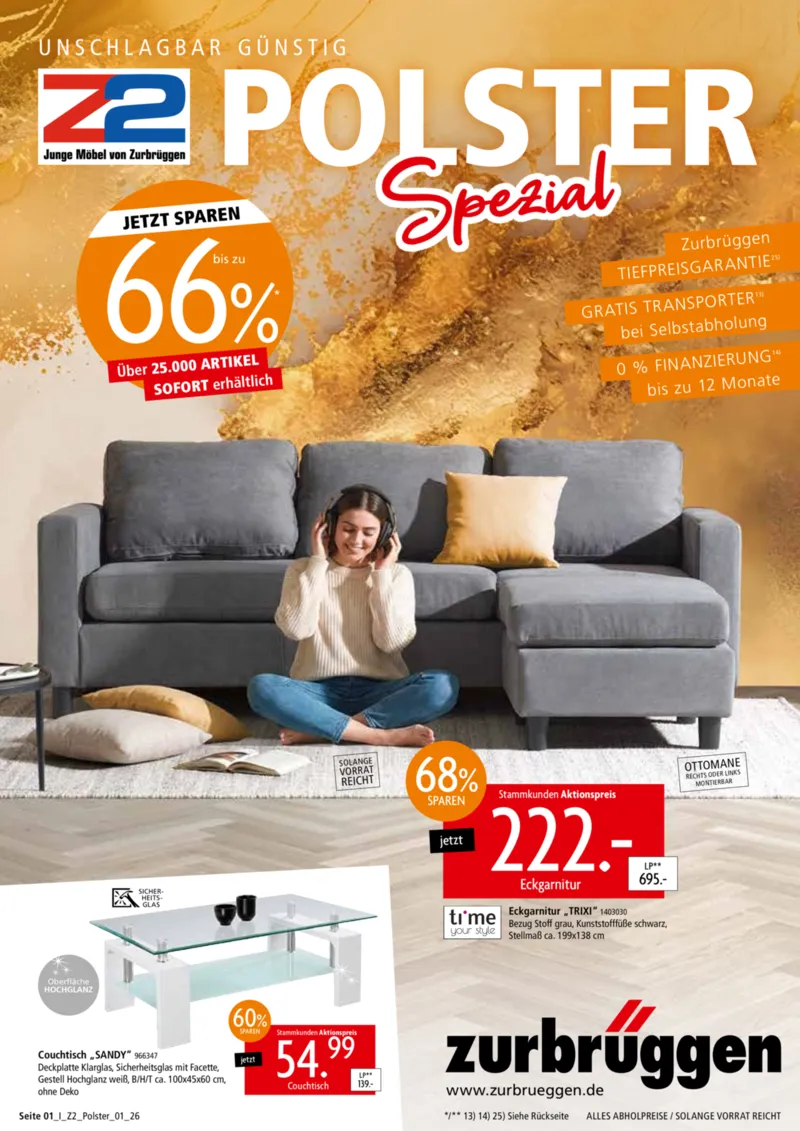 Zurbrüggen Prospekt vom 09.06.2026, Seite 1