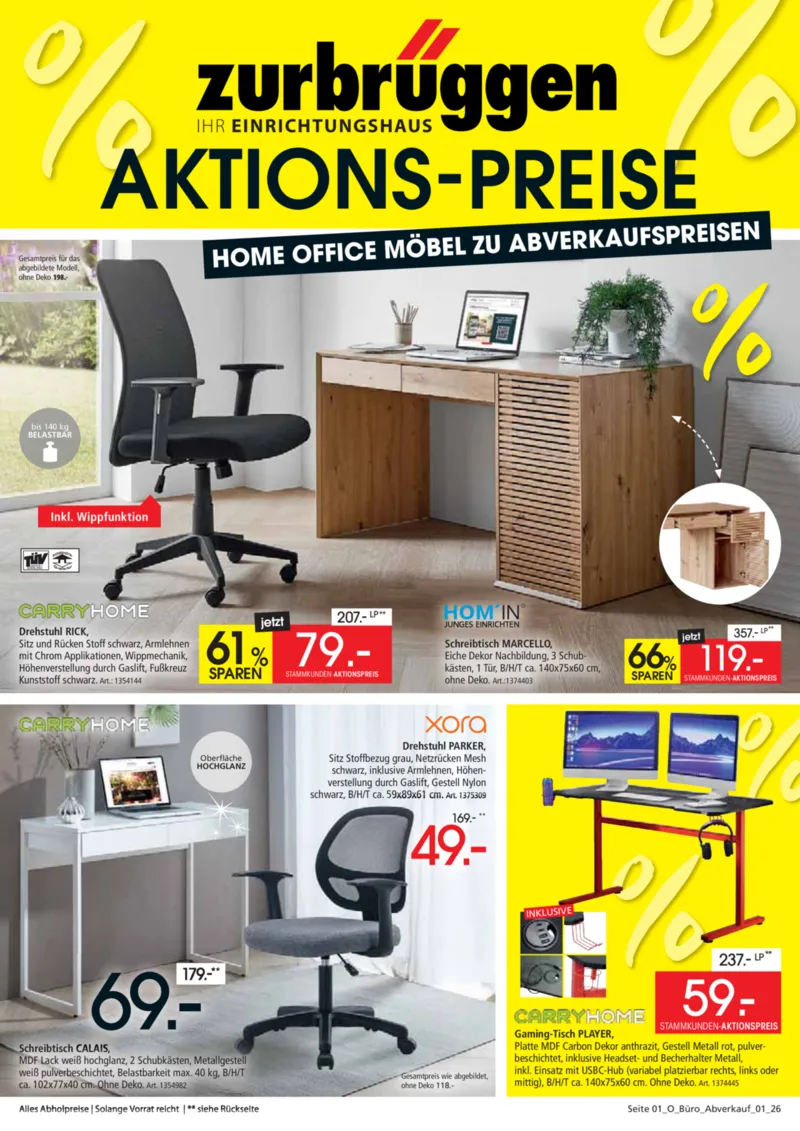 Zurbrüggen Prospekt vom 23.06.2026, Seite 1