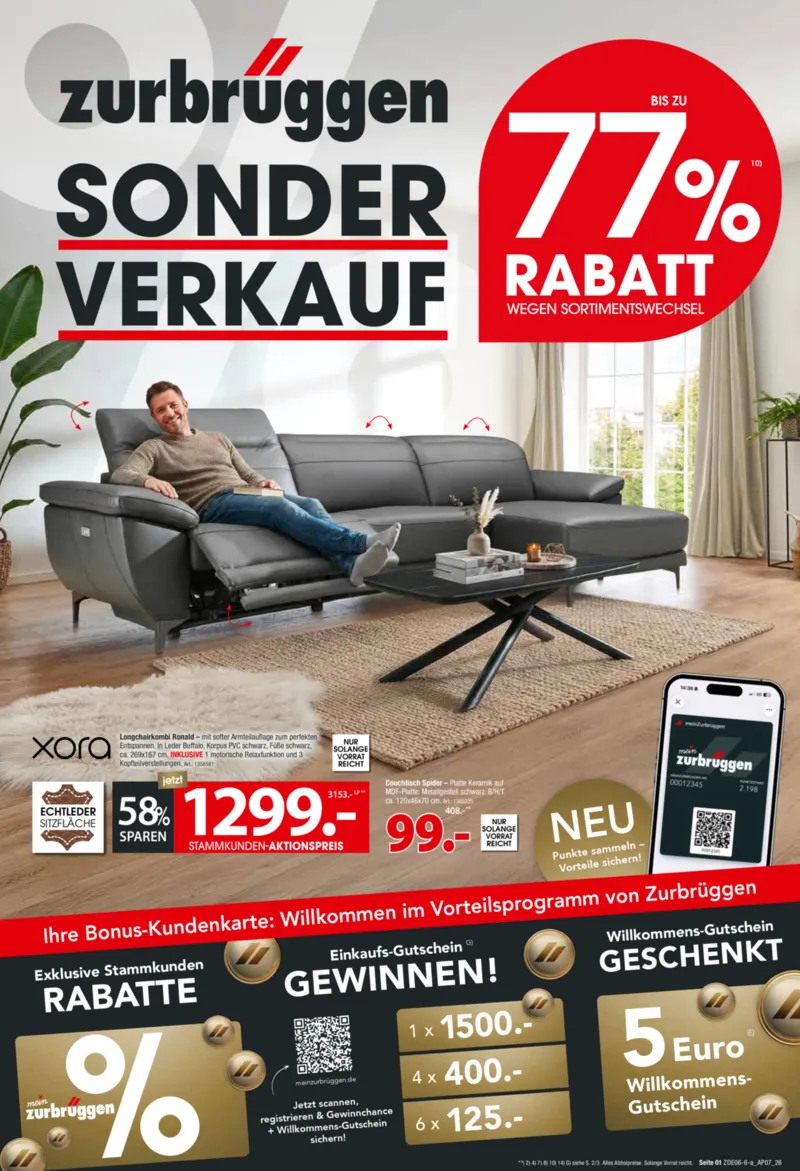 Zurbrüggen Prospekt vom 30.06.2026, Seite 1