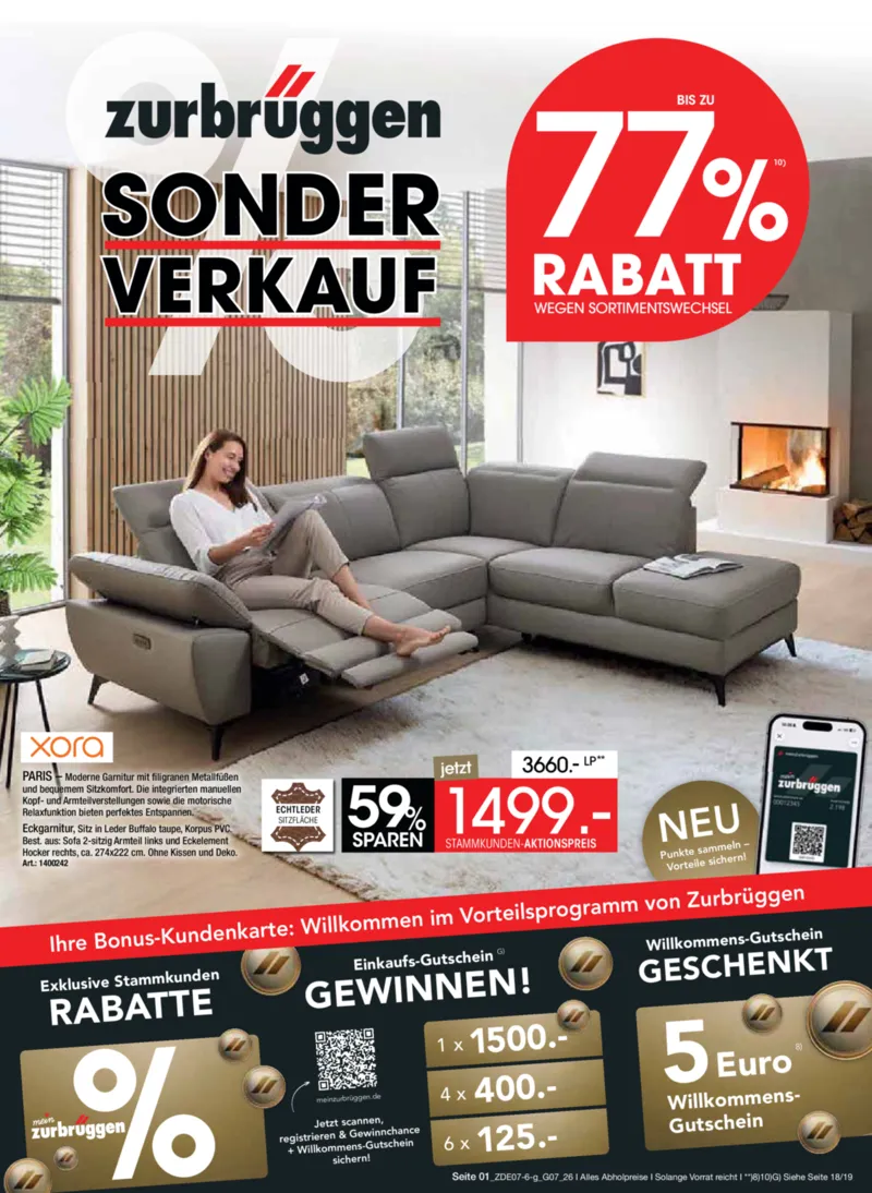 Zurbrüggen Prospekt vom 07.07.2026, Seite 1