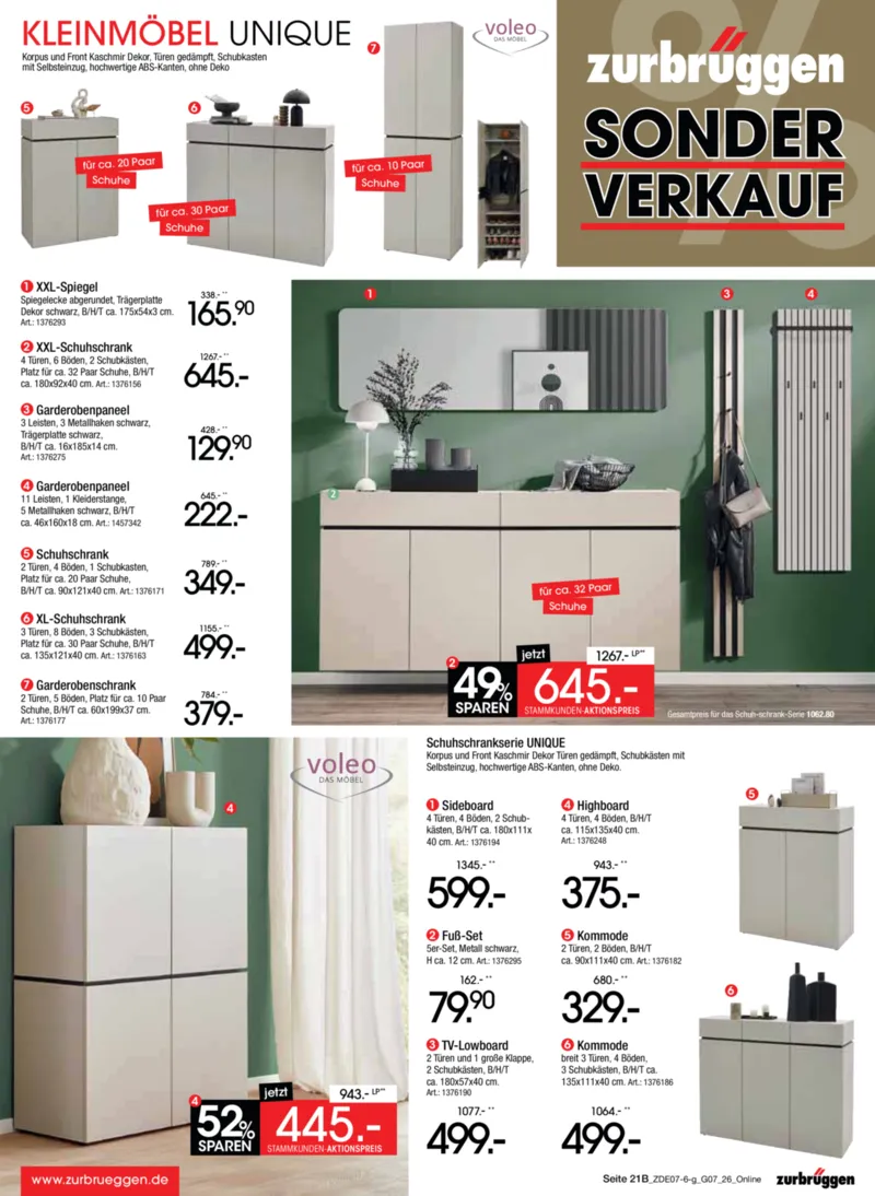 Zurbrüggen Prospekt vom 07.07.2026, Seite 31
