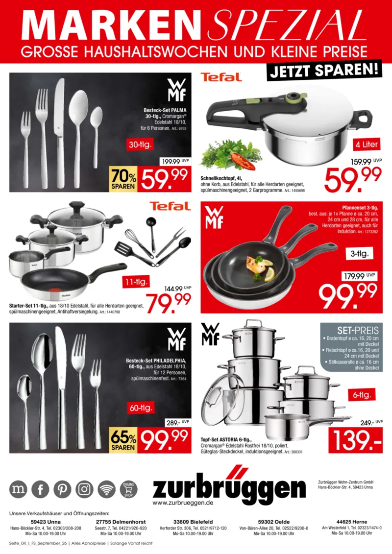 Zurbrüggen Prospekt vom 01.09.2026, Seite 4