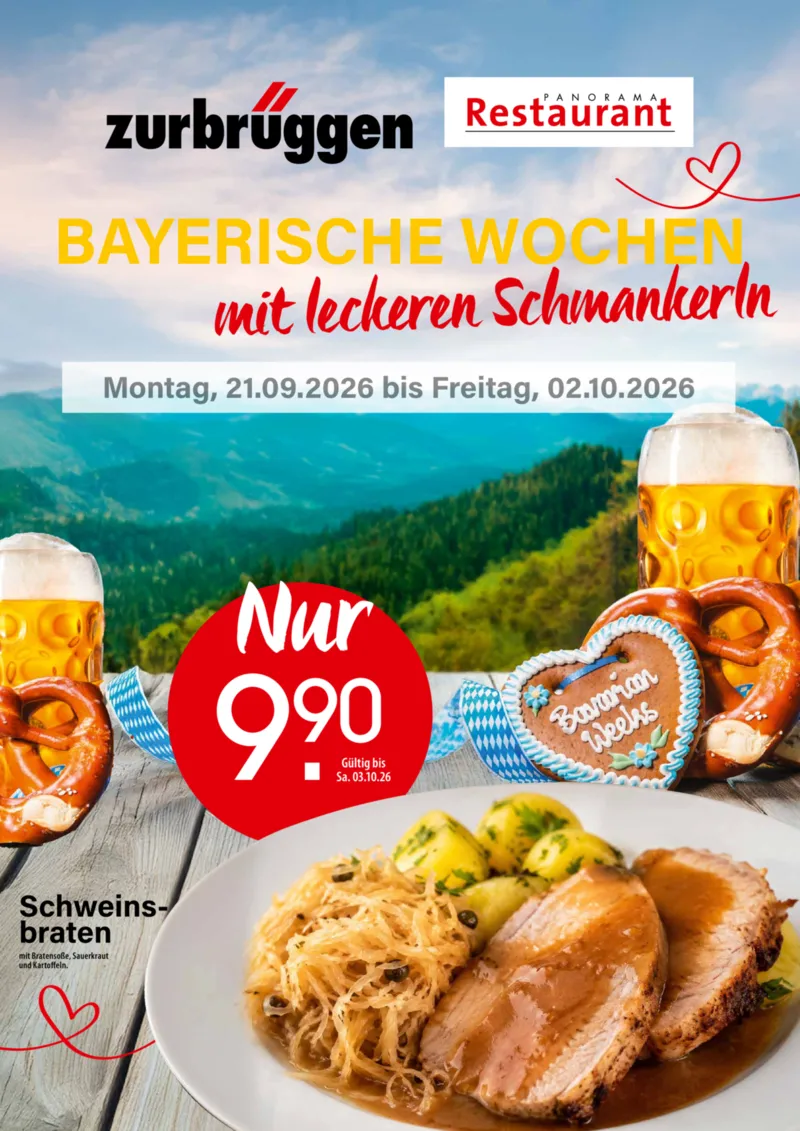 Zurbrüggen Prospekt vom 22.09.2026, Seite 1