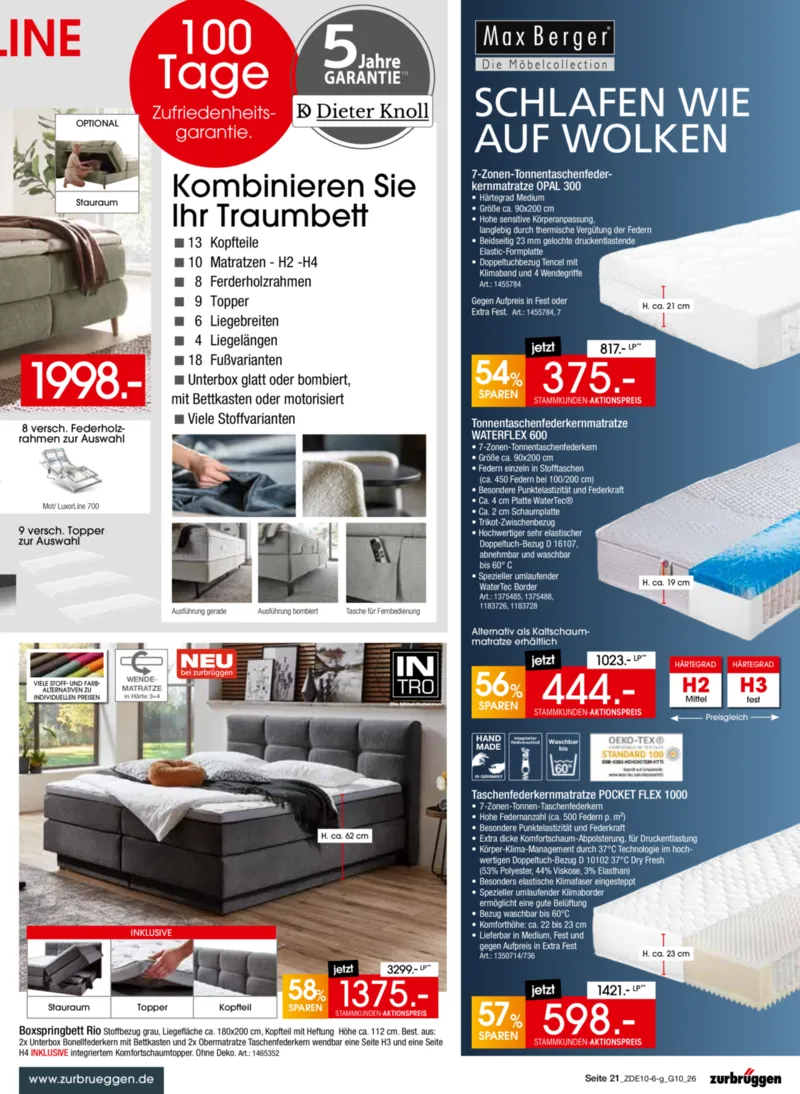 Zurbrüggen Prospekt vom 07.10.2026, Seite 21