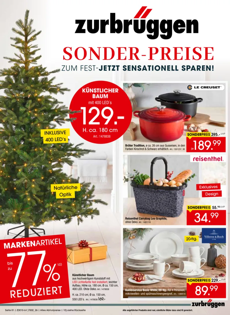 Zurbrüggen Prospekt vom 13.10.2026, Seite 1
