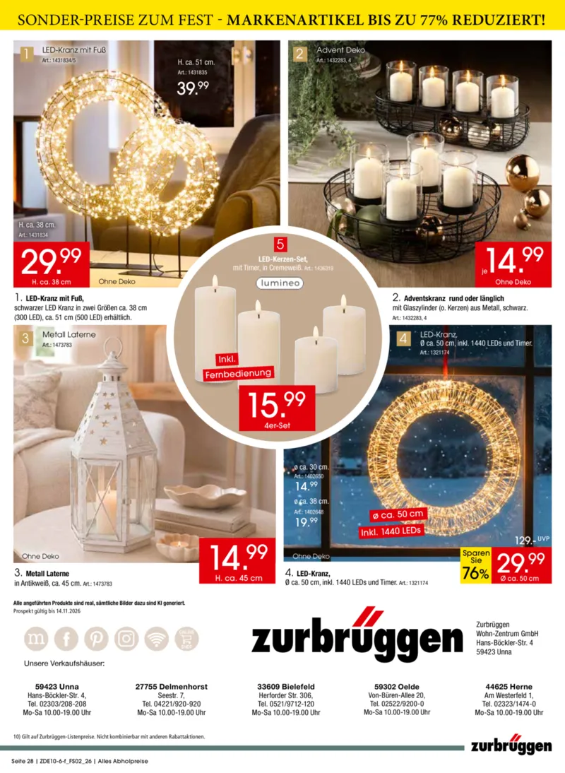 Zurbrüggen Prospekt vom 13.10.2026, Seite 28