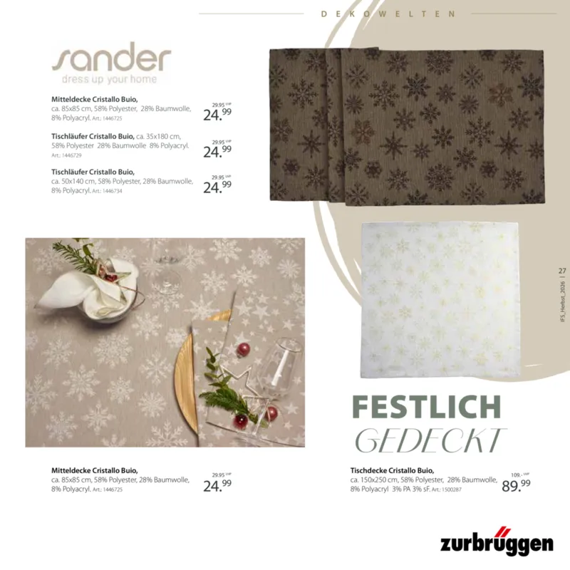 Zurbrüggen Prospekt vom 27.10.2026, Seite 27