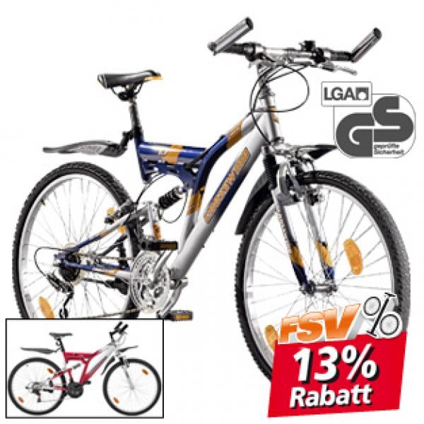 MTB Fully Crosswind 1.7 24er, 26er oder 28er von real