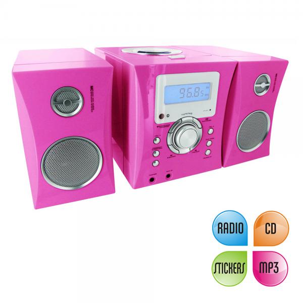 bigben Kinder Stereo Musikanlage in Pink von ROSSMANN