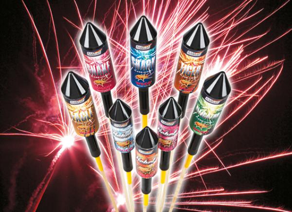 WECO® Raketensortiment „High-Speed-Bombs“**, 8-teilig von Lidl ansehen!