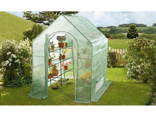 FLORABEST Gewächshaus mit Regalen von Lidl ansehen!